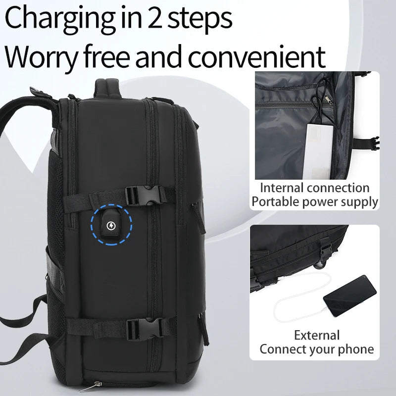 Fashion Backpack Women Backpack Capacity Men Women Laptop Casual Business Waterproof Backpack Travel school Bag