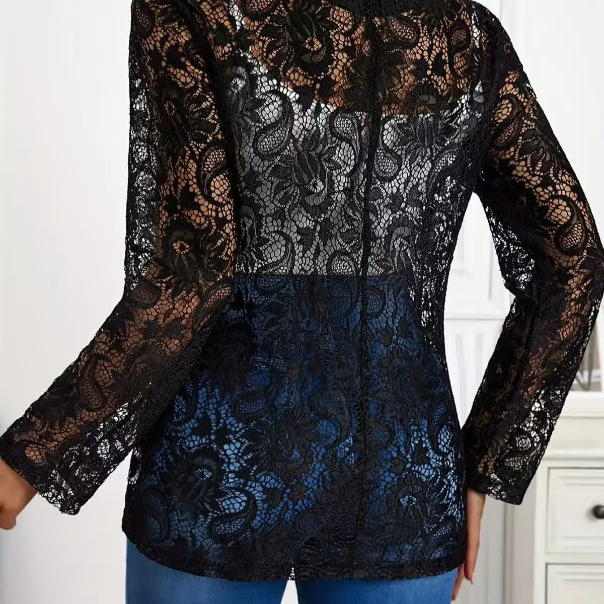 Summer White Lace Hollow Out Women's Coat Solid Open Stitch Blazers Outdoor Business Jackets Lightweight Office Ladies Coats