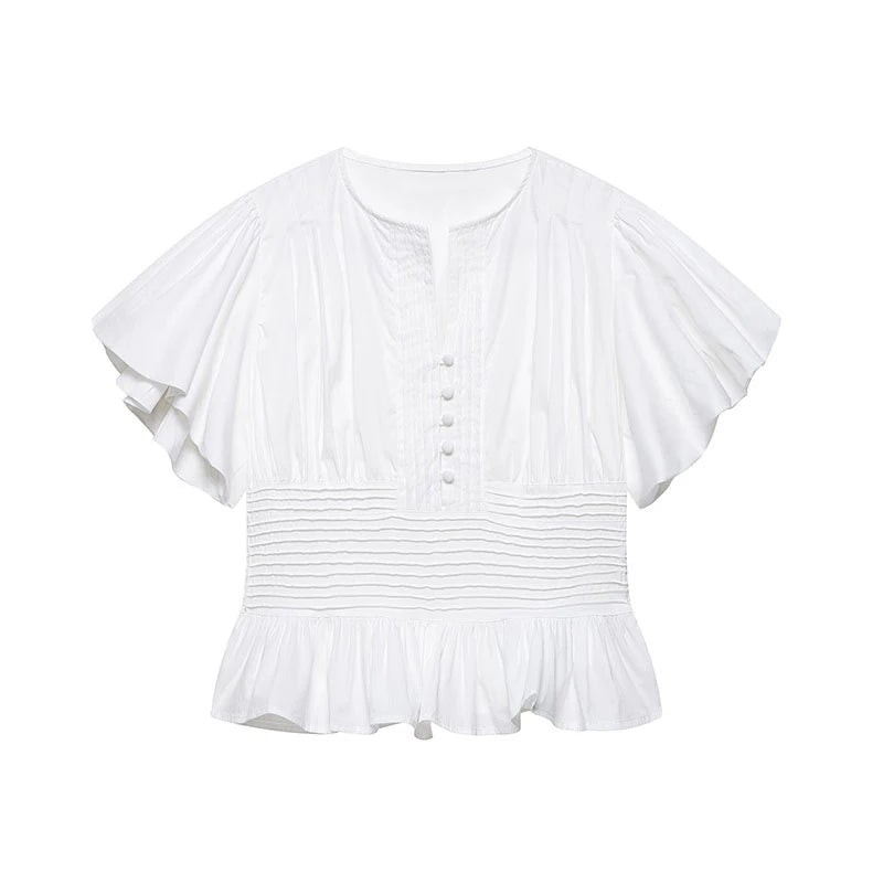 Elegant Lace Patchwork V Neck Vests High Waist Shorts Fashion Cotton and Linen Shorts Set for Women 2026 Summer Chic 2 Pcs Suit