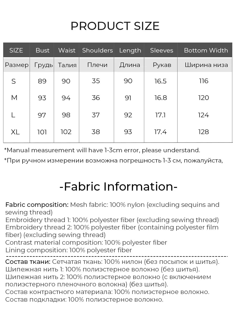 LOUIS YAO Summer Retro Embroidered Bead Skirt Elegant Round Neck Folded Ruffle Short Sleeve Dress