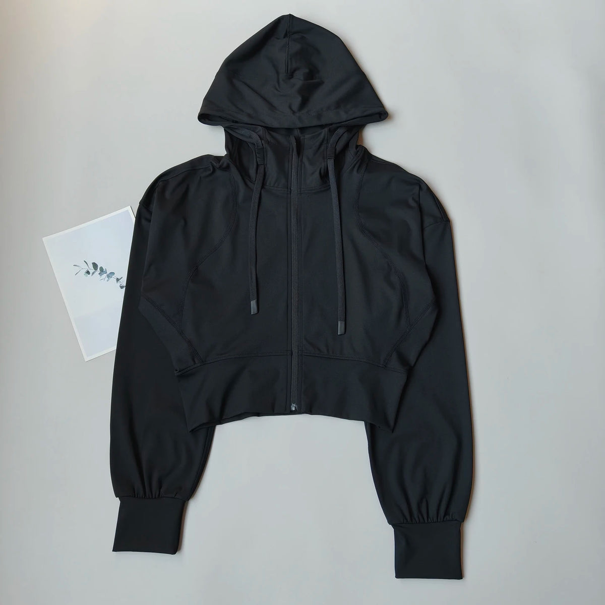 Women's Hooded Running Jacket Cycling Coat Yoga Jogging Shirt Tights Outdoor Sports Gym Clothing Running Wear Sportswear