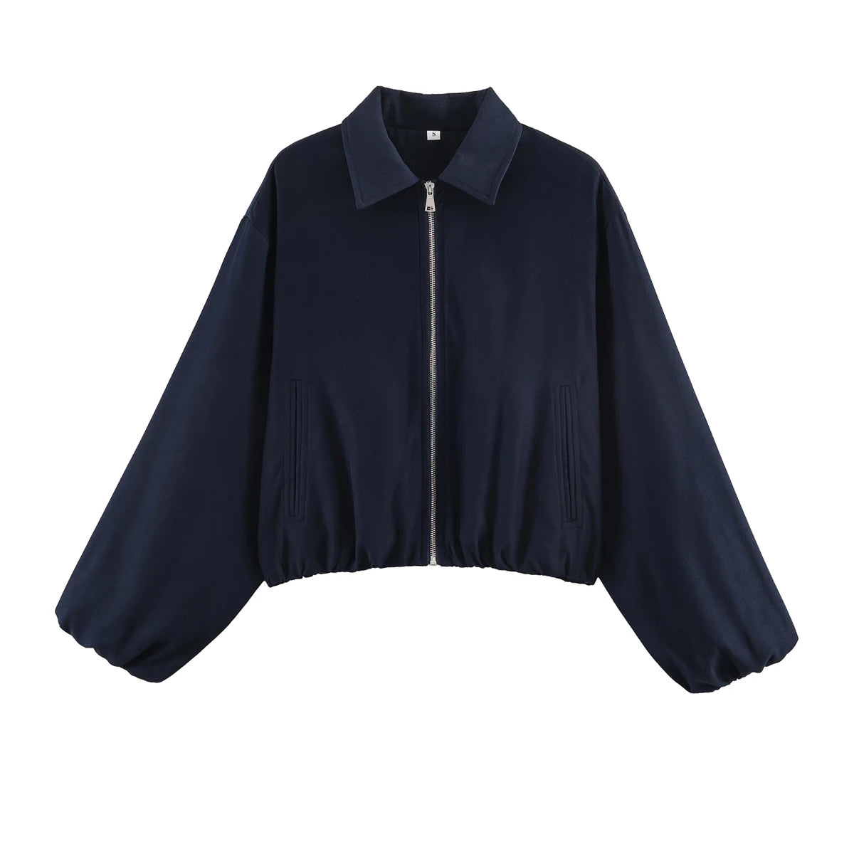 SLTNX Women's Bomber Jacket Zip Puffed Varsity Jackets for Women Cropped Demi-season Jacket for Women Coats New Outerwears